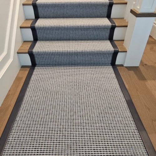 Custom Stair Runner Carpet Installation 9